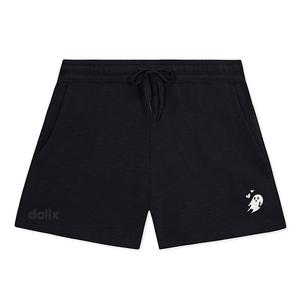 Женские шорты midweight washed fleece heartly ghost Dalix, Black