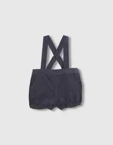 Шорты-булочки с ремнем, съемным, светло-голубого цвета Gocco