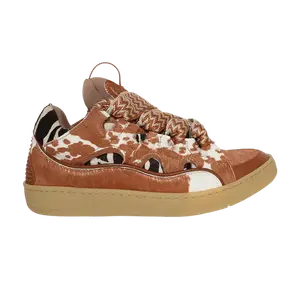 Кроссовки Lanvin Wmns Curb Sneaker Pony Effect, коричневый