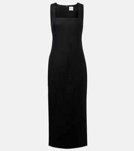 Алиса льняное макси-платье Posse, черный