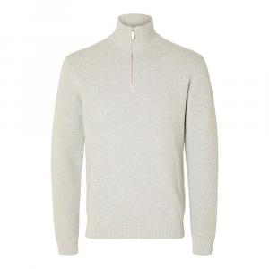 Свитер Selected Dane Half Zip, серый