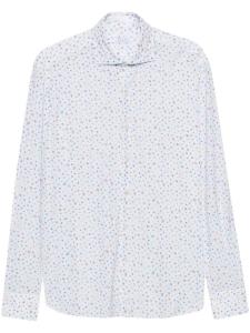 Orian рубашка с длинными рукавами и принтом пейсли, белый