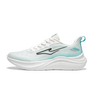 Erke Амортизирующие, дышащие, легкие, низкие повседневные кроссовки для бега, мужские, цвет: белый, мятно-синий, микрокристаллический