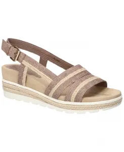 Женские сандалии Mel на клиновидном каблуке Easy Street, коричневый