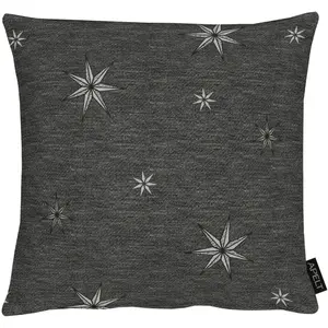 АПЕЛЬТ декоративная подушка «5842» Apelt, цвет anthrazit, silberfarben + Sterne