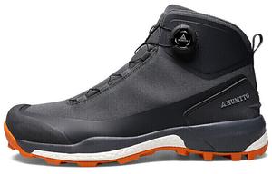 Кроссовки для пешего туризма/трекинга унисекс с высоким берцем серый Humtto