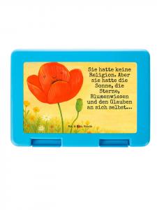 Mr. & Mrs. Panda Дизайн хлебницы в виде цветка мака с надписью белым цветом