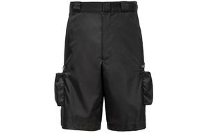 Шорты мужские Prada с внешними карманами, черный