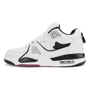 SESAME STREET Скользоустойчивые, износостойкие, дышащие, ударопрочные баскетбольные кроссовки с амортизирующей подошвой и высоким верхом Unisex - Classic Black White