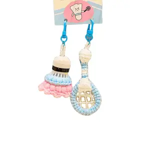 Dolls and bears dance Плюшевый кулон Dopamine Dressing Badminton Dolls высотой 13 см