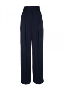 Брюки со складками Alberta Ferretti, синий