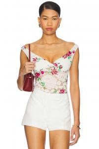 Комбинезон Alexis из кружева крючком Afrm, romance rose