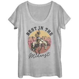 Лучшая футболка с рисунком для юниоров на Среднем Западе с круглым вырезом