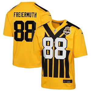 Джерси Pittsburgh Steelers Youth Pat Freiermuth золотое альтернативное 1933 Nike