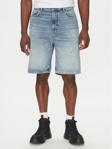 Джинсовые шорты обычного кроя 50537709 Hugo, синий