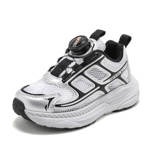 Нескользящие, легкие, амортизирующие, низкие детские кроссовки для повседневной носки ABC KIDS, черный/серый/серебряный