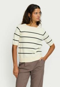 Футболка Soft Rebels MARLA STRIPE , Arctic Wolf/Beige