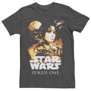Мужская футболка с плакатом Rogue One Jyn Erso Star Wars