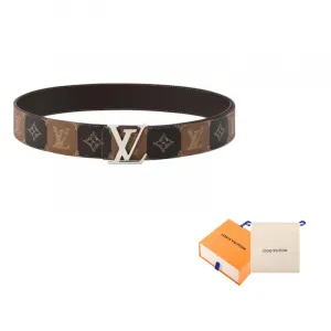 Ремень Lv Initiales College Monogram Heritage 40mm Reversible LOUIS VUITTON