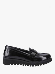 Детские школьные туфли-лоферы Francis Patent Hush Puppies, Black