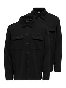 ONLY & SONS Рубашка-куртка / рубашка-куртка Newkodyl черного цвета