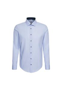 Деловая рубашка слим Seidensticker, цвет Hellblau (0010)