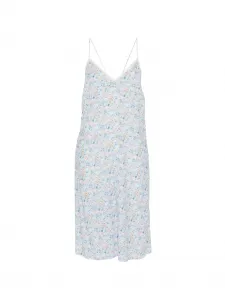 Комбинация с цветочным принтом Nº21, синий