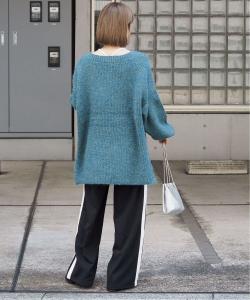 Лучший/Смешанный вязаный большой пуловер