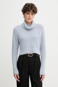 Свитер с альпакой Sandro Ferrone, синий