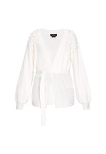 Usha BLACK LABEL Кардиган из трикотажа в цвете off white