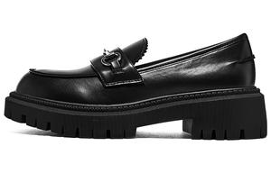 Современные удобные туфли для жизни женские с низким верхом черного цвета Skechers