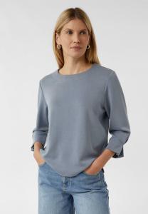 Топ comma MIT 3/4-ÄRMELN, Schiefergrau/Grey