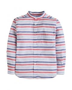 Little English рубашка с отложным воротником и закатанными рукавами, мультиколор