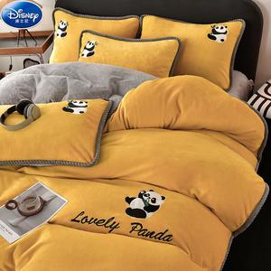 Disney Комплект постельного белья, 4 предмета, простыня на резинке 150 см, пододеяльник 200x230 см