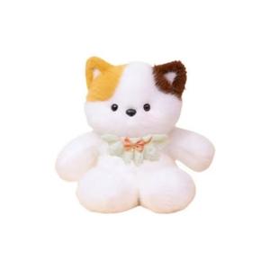 Бегущие животные плюшевые куклы высота 50см MIC RABBIT, Run Run Three Flowers Cat+Lace Bib