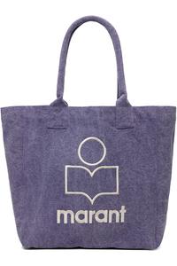 Isabel Marant Маленькая фиолетовая сумка-тоут из йенки