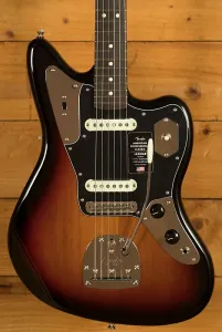 Fender American Professional Classic Jaguar - Палисандровое дерево - Трехцветный солнечный взрыв