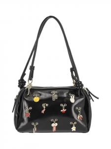 MyMo Женская сумка через плечо, черная