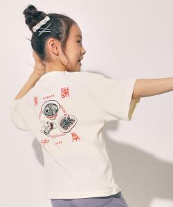 Футболка с коротким рукавом и крупным силуэтным принтом Devil Lab* из 100% хлопка.