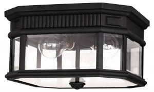 Потолочный светильник Licht-Erlebnisse CHARLES, черный - стекло - металл - 29 x 16 x 29 см