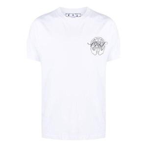 Футболка fw22 hand arrow slim tee Off-White, белый