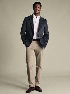 Куртка Slim Single Breasted из вельвета Charles Tyrwhitt, Steel Blue