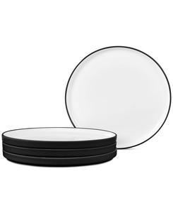 Набор из 4 маленьких тарелок Colortex Stone Stax Noritake, черный