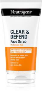 Скраб для очищения и защиты с салициловой кислотой Neutrogena, 150 мл