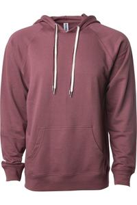 Independent Trading Co. Легкая махровая толстовка Icon с капюшоном, цвет port