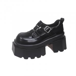 Туфли Мэри Джейн женские цвета экрю Zomila, Black