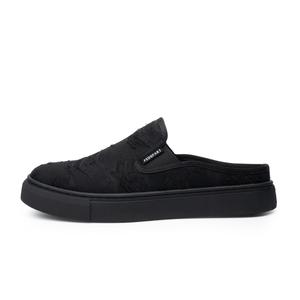 FED Мужские черные сандалии с закрытым носком, износостойкие, резиновая подошва