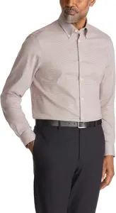 Мужская рубашка Michael Kors Ultra Wrinkle Free Stretch Regular Fit, Chestnut