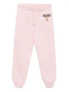 Спортивные брюки с логотипом Moschino Kids, розовый