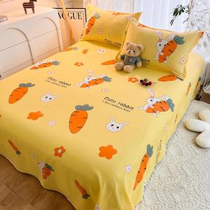 Yalu Простыня 230х250 см, цвет Heart-Shaped Radish, фланель